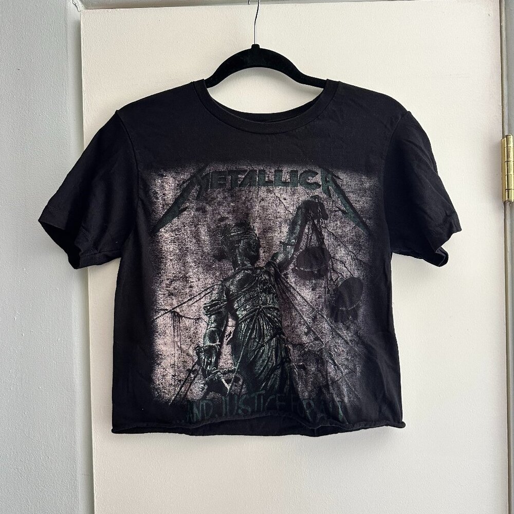 Metallica Band Tee Top Size Small